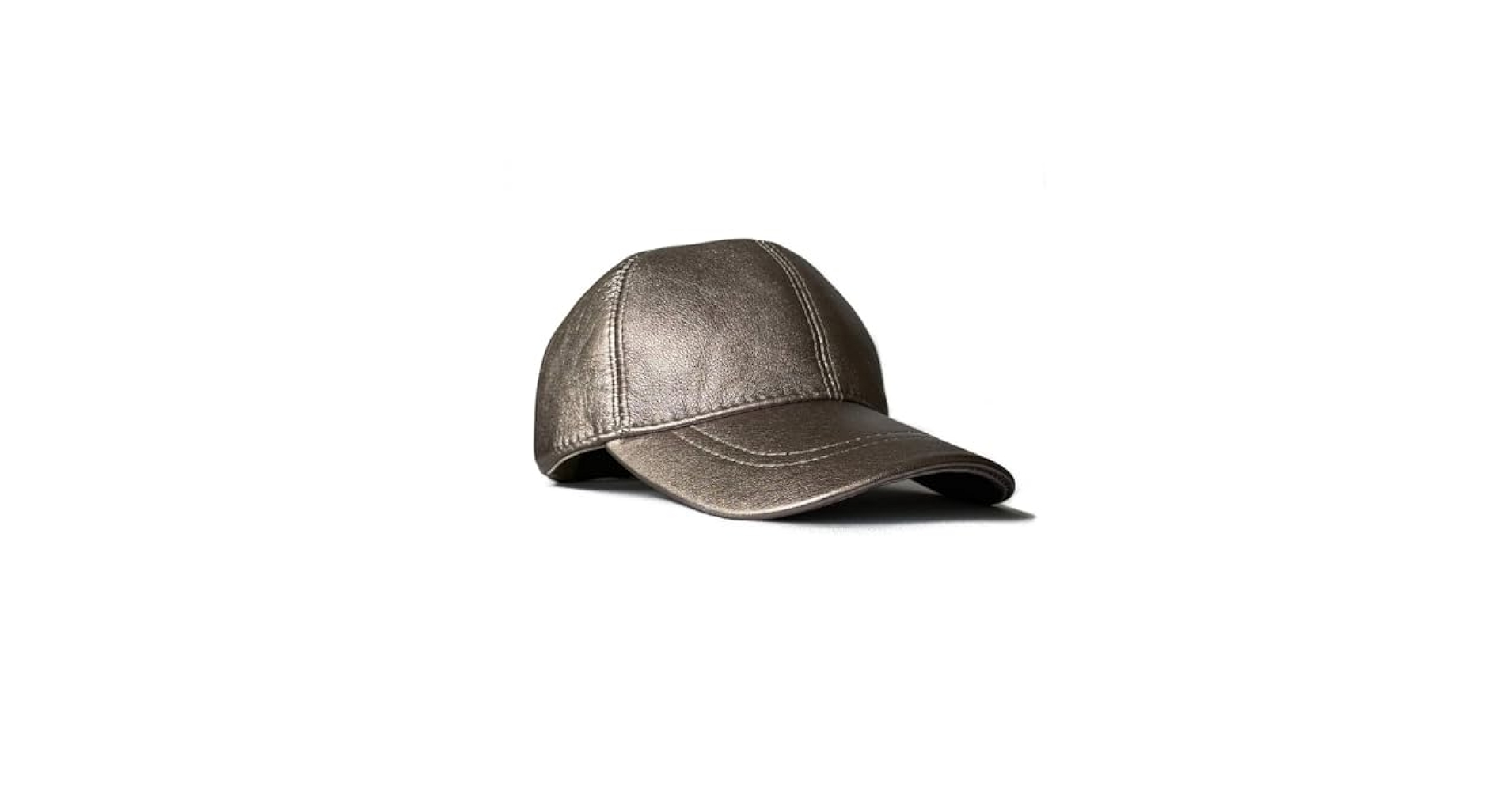 Leather Baseball Cap Genuine Lambskin Leather Hat Sports